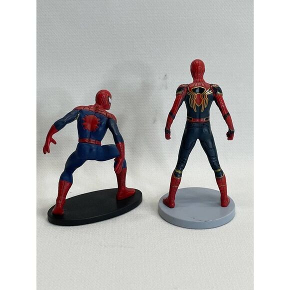 Spiderman Lot of 2 Figures Iron Spider and Ready to fight 3in - Picture 4 of 5